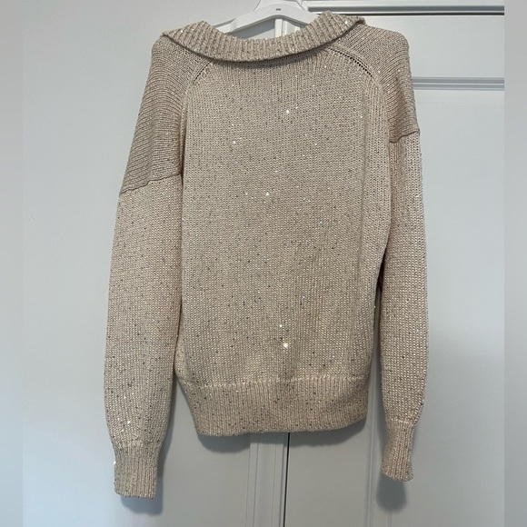 J. Crew Sequin Sweater Polo - Picture 6 of 9